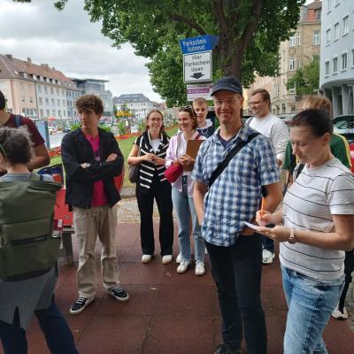 Exkursion am Luitpoldplatz