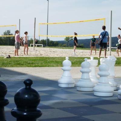 Schach - Beachvolleyball