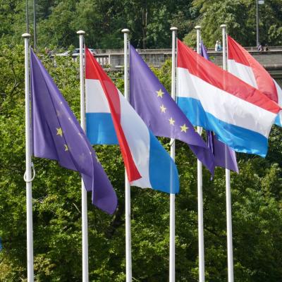 Luxemburg Flagge 