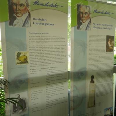 Humboldt-Ausstellung am GCE