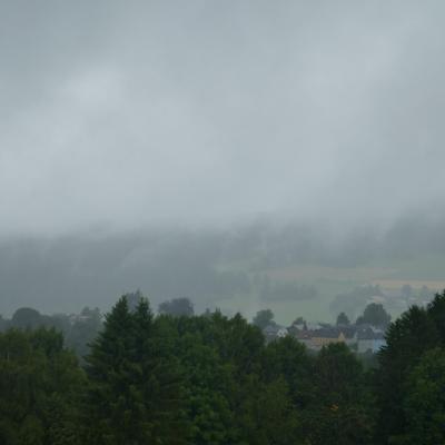 Nebel über Bischofsgrün