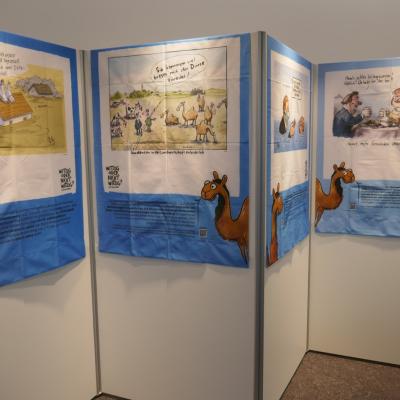 Karikaturen-Ausstellung