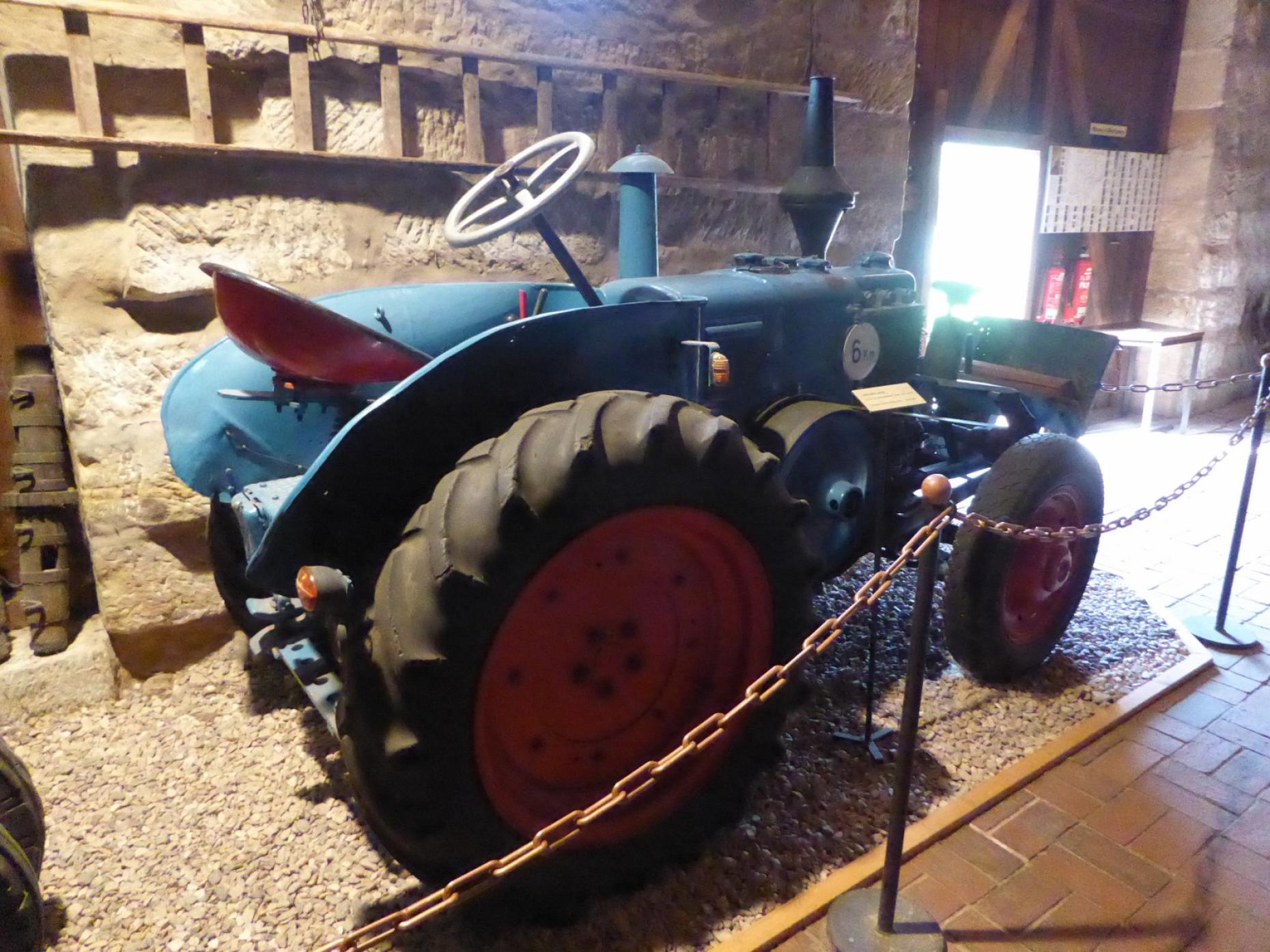 Der blaue Traktor