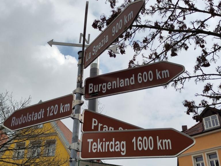 Austauschstädte-Wegweiser